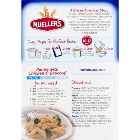 Muellers Penne, 16 Ounce (Pack of 2)