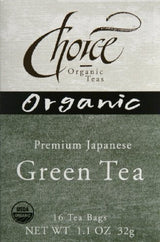 Choice Organic Teas Tea Og2 Prem Japanese Grn 16 Bag