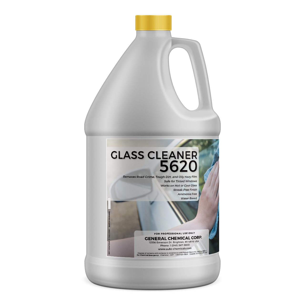 AutoGeneral Car Glass Cleaner 5620 -Streak-Free Window Windshield Power Cleaning Ammonia Free Automobile Glass Polisher Car Windows & Mirror Cleaner