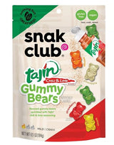 2 Pack Snack Club Tajin Gummy Bears Candy - 6.5oz Each
