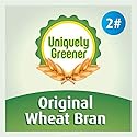 Uniquely Greener Wheat Bran, 2 lb - Non-GMO, Chemical-Free, All-Natural, Unprocessed, Finely Milled Wheat Bran for Baking, Cooking, Mushroom Growing