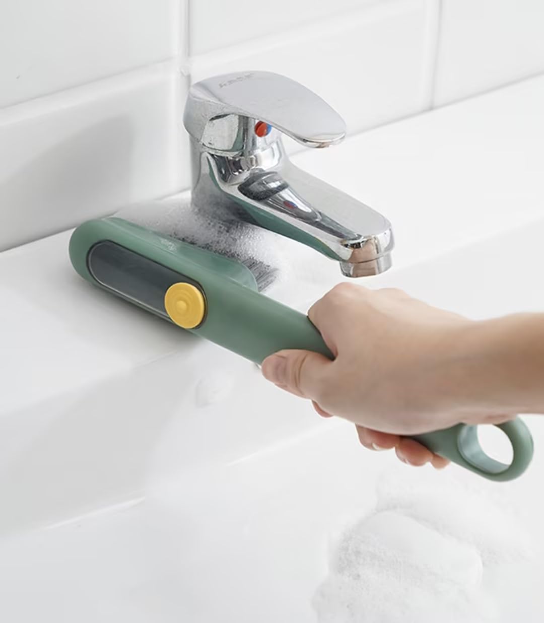 liuyongjun Cleaning Brush?Scrub Brush,Gap Cleaning Brush Household Cleaning Tools for Cleaning Kitchen, Bathroom,Tiles, Corners and Floors 3in 1