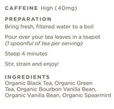 Golden Moon Tea Organic Vanilla Mint Tea - Loose Leaf, Non-GMO - Travel Tin (30 Servings)