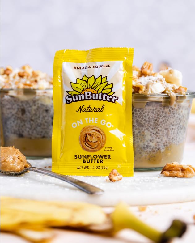 SunButter® Natural Sunflower Seed Butter | 200 per case, 1 oz: Gluten-Free, Vegan Butter Rich in Plant-Based Protein, Ideal for Healthy Snacks