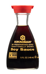 Kikkoman Soy Sauce - Pack of 2 - Use on a Variety of Foods - Stock Up and Have Plenty to go Around - no Preservatives Added - Traditionally Brewed