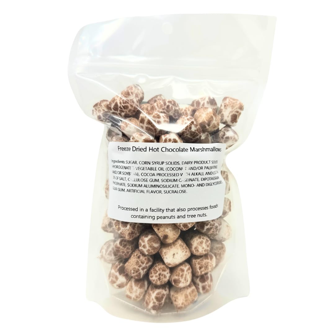 Freeze Dried Hot Chocolate Marshmallows 2.5 oz - Freeze Dried Candy by The Sweet Lyfe