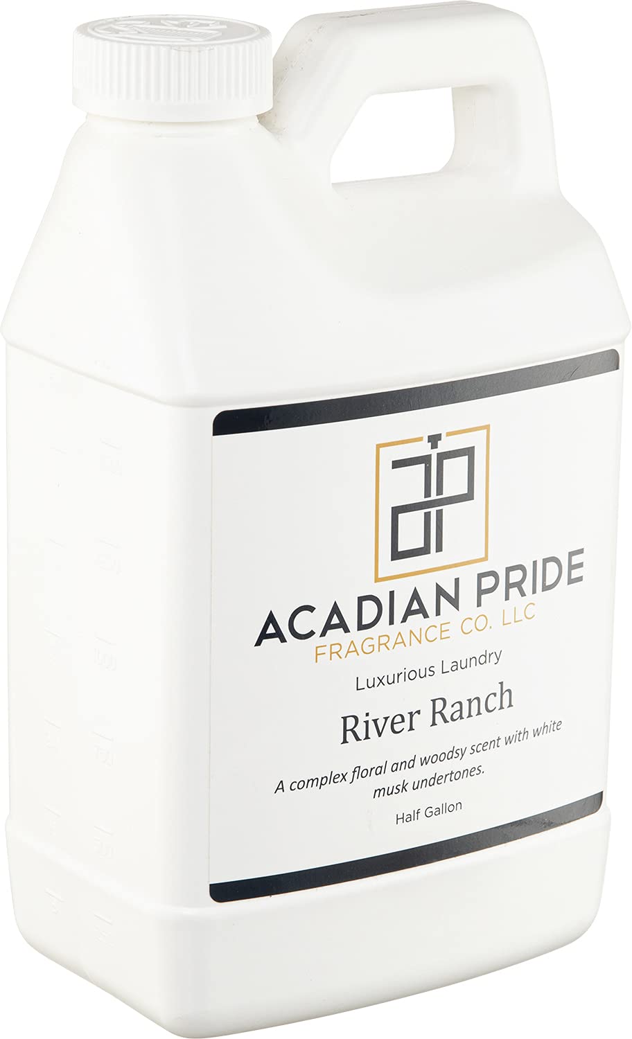 ACADIAN PRIDE FRAGRANCE CO Luxurious Wash Laundry Detergent (River Ranch) 1/2 Gallon/64 oz