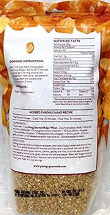 Pereg Bulgur Wheat (16 Oz x 6 Pack) - Fine Bulgur Wheat Grain - Ready To Cook - Nutty Flavor & Chewy Texture - Rice, Quinoa, Couscous Alternative - Quick Cooking