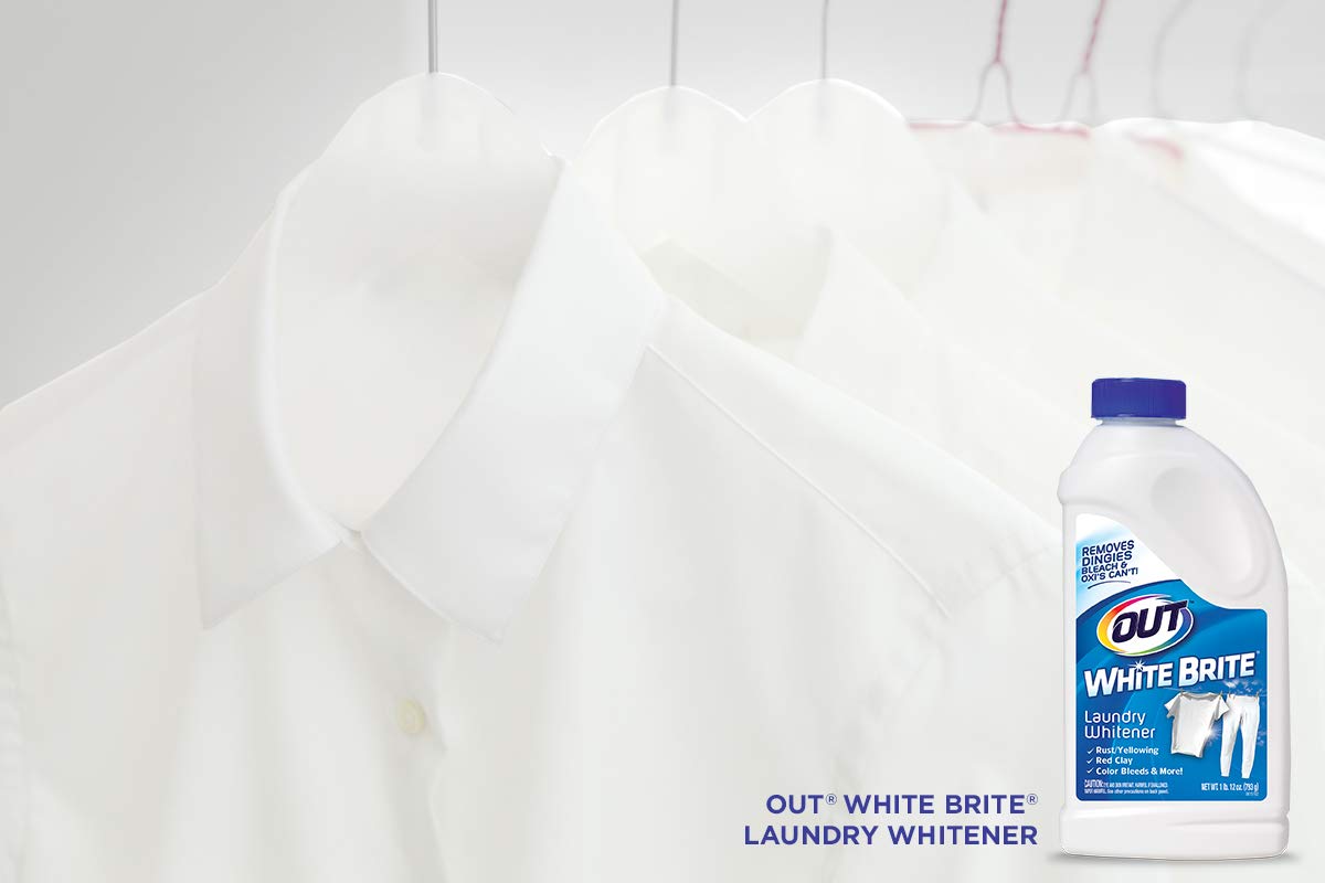 OUT White Brite Laundry Whitener and Multipurpose Rust Stain Remover Powder