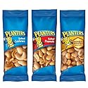 PLANTERS Variety Pack, Salted Cashews, Salted Peanuts & Honey Roasted Peanuts, On-the-Go Nut Snacks, Individually Packed Snacks, Mixed Nuts, Kosher