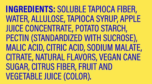 Better Sour Passion Fruit Gummy Stars Candy, Low Sugar, Vegan, with Fiber (Pack of 10)