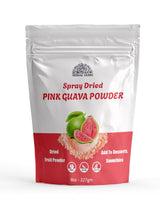 Pink Guava Powder 227 g (8oz) | Instant Drink Mix Guava Powder for Juice, Cake | Gluten-Free, Natural, No Preservatives By Hebhac Herbals