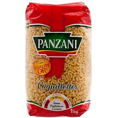 Panzani Coquillettes Pasta 1kg - Pack of 2