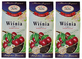 Malwa Herbata Susz Owocowy - Wisniowy (Dried Fruit Tea - Cherry), Poland, Pack of 3, 100 g/3.5 oz