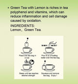 GT Green Tea with Lemon, 1.13 Ounce Box (16 Tea Box)
