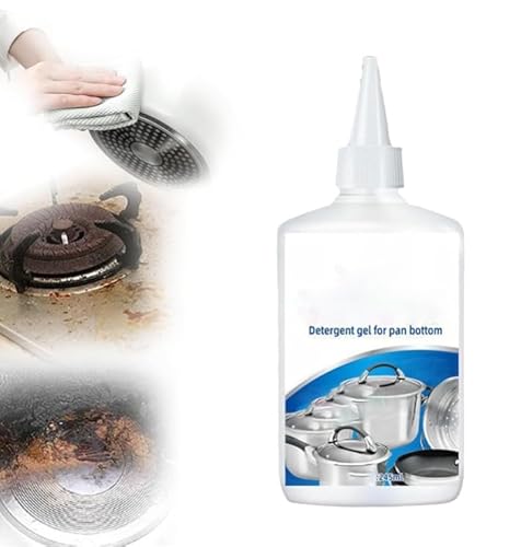 Gel Cleaner for Black Pan Bottoms,Powerful Cookware Cleaning Paste,Magic Gel Cleaner for Pots and Pans, Pot Cleaner For Bottom Of Pans, Stainless