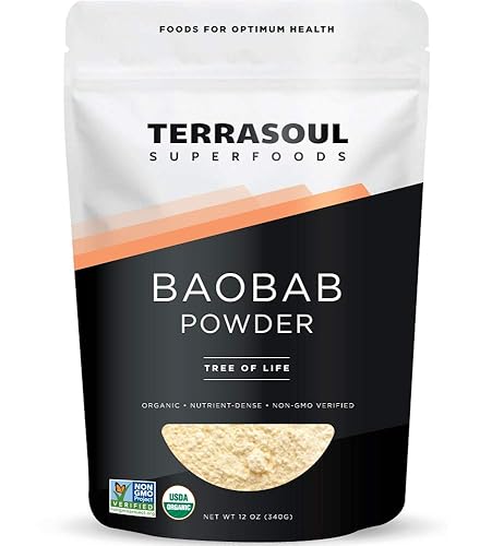 Terrasoul Superfoods Organic Baobab Fruit Powder, 12 Ounces
