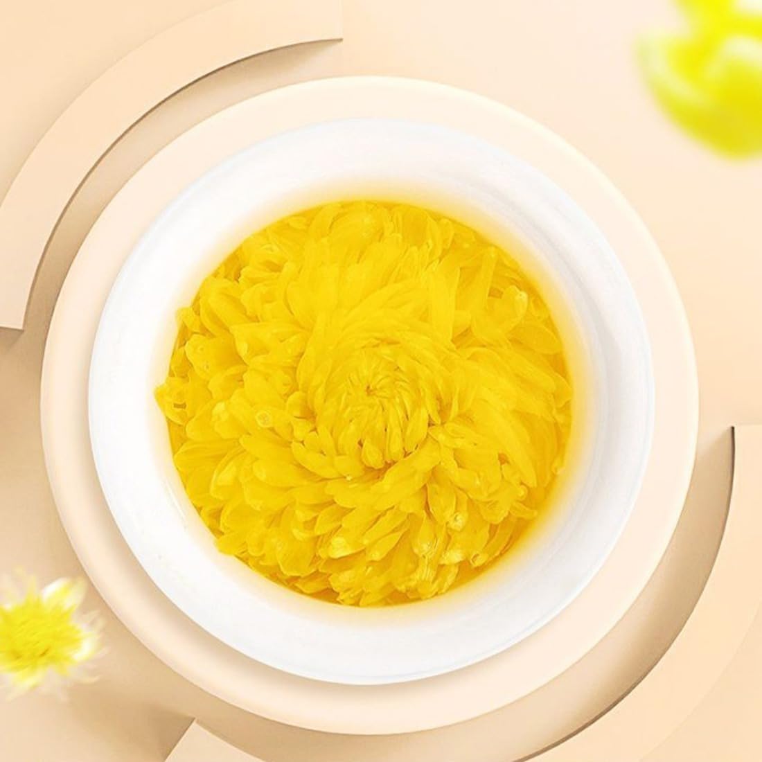 Zercumm Huangshan Big Flower Chrysanthemum Tea 20Pcs One Cup Simple Pack Chrysanthemum