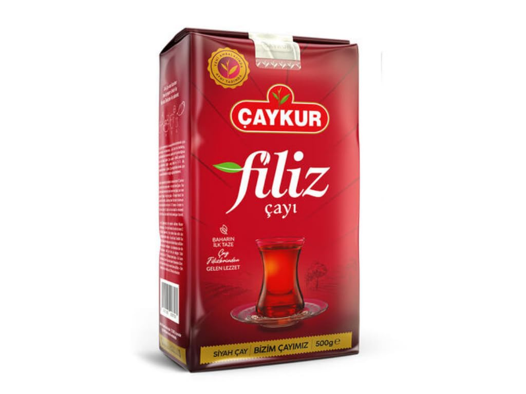 ÇAYKUR Black Tea Duo, Filiz & Caycicegi, Youngest Tea buds & Smooth Loose Leaf Blend, Perfect for Daily Enjoyment for Breakfast 500g / 17.6 Oz each