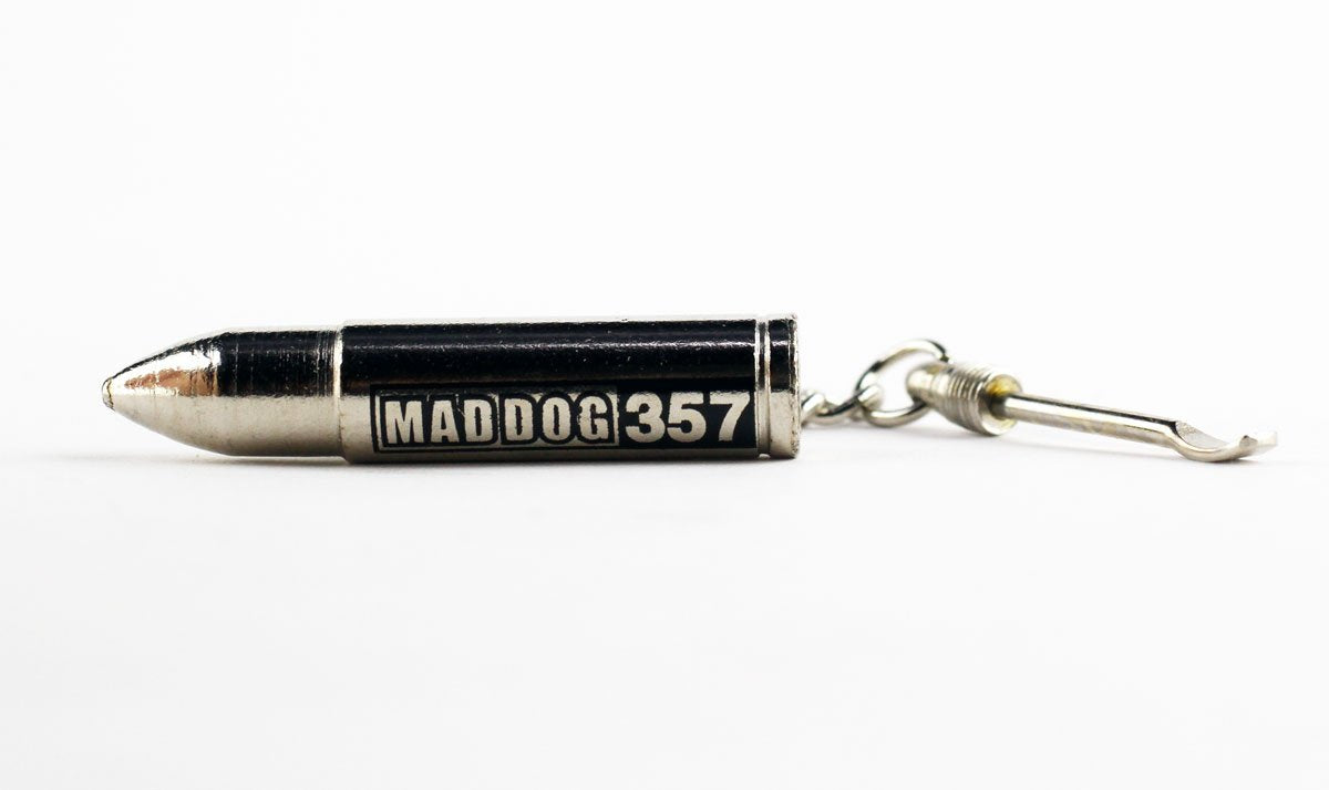 Mad Dog 357 Silver Collector's Edition Hot Sauce, Bullet Keychain, 5 oz