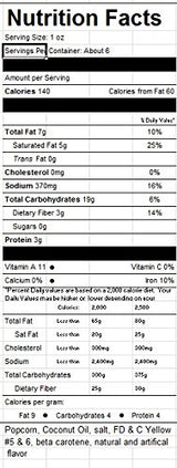 At-The-Movies Popcorn & Coconut Oil Portion Packs-Case of 24 (4oz Kettle)