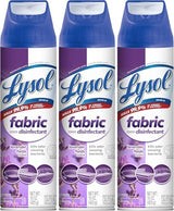 Lysol Fabric Disinfectant Spray, Sanitizing and Antibacterial Spray, For Disinfecting and Deodorizing Soft Furnishings, Lavender Fields 15 Fl. Oz