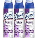 Lysol Fabric Disinfectant Spray, Sanitizing and Antibacterial Spray, For Disinfecting and Deodorizing Soft Furnishings, Lavender Fields 15 Fl. Oz