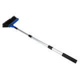 Camco Adjustable Broom and Dustpan - Portable & Compact Full Size Broom - Adjusts from 24-52 Inches, Ideal for RV, Marine, and Home Use (43623-A)
