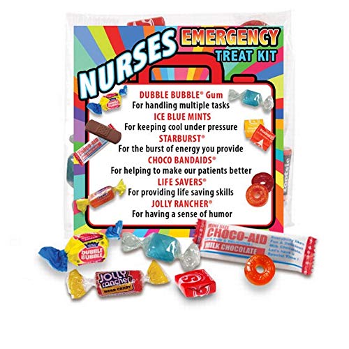 Nurses Emergency Treat Kits Fun Staff Survival Kits for National Nurses Week Gifts (6-Pack)