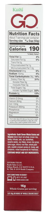 Kashi GOLEAN Crunch Cereal - 13.8 oz (Pack of 1)