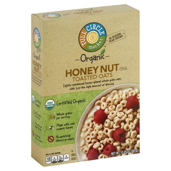Full Circle, Cereal Organic Honey Nut Toasted Oats, 12.25 Ounce