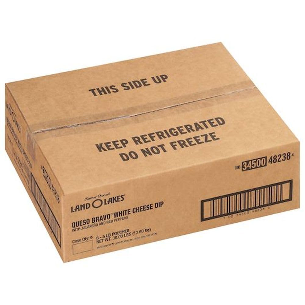 Land O Lakes Queso Bravo White Cheese Dip, 5 Pound -- 6 per case.