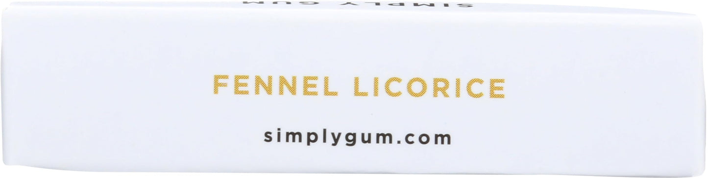 Simplygum Gum Fennel Natural
