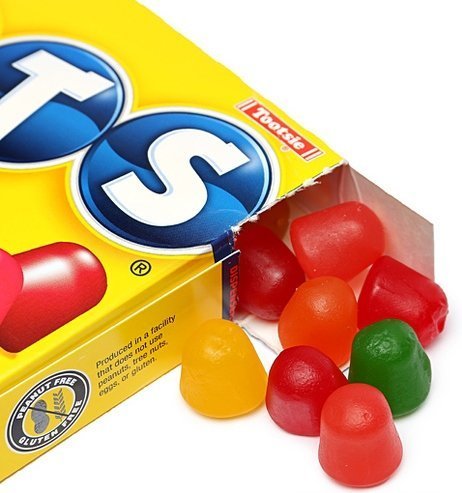 Dots Original Candy Gumdrops, Original Assorted and Tropical Assorted, 7.5 Ounce Theater Box (Pack of 2) - with Two MYD Lollipops