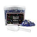Blue Popcorn Bucket with Scoop, 20 Ounce, Blueberry Flavored, The Hampton Popcorn & Candy Company