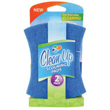 Clean Up Light Duty Scourer Pads, 2-Pack