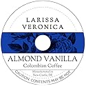 Almond Vanilla Colombian Coffee (Single Serve K-Cup Pods) (Gourmet, Naturally Flavored, Whole Coffee Beans) (12 pods, ZIN: 571099)