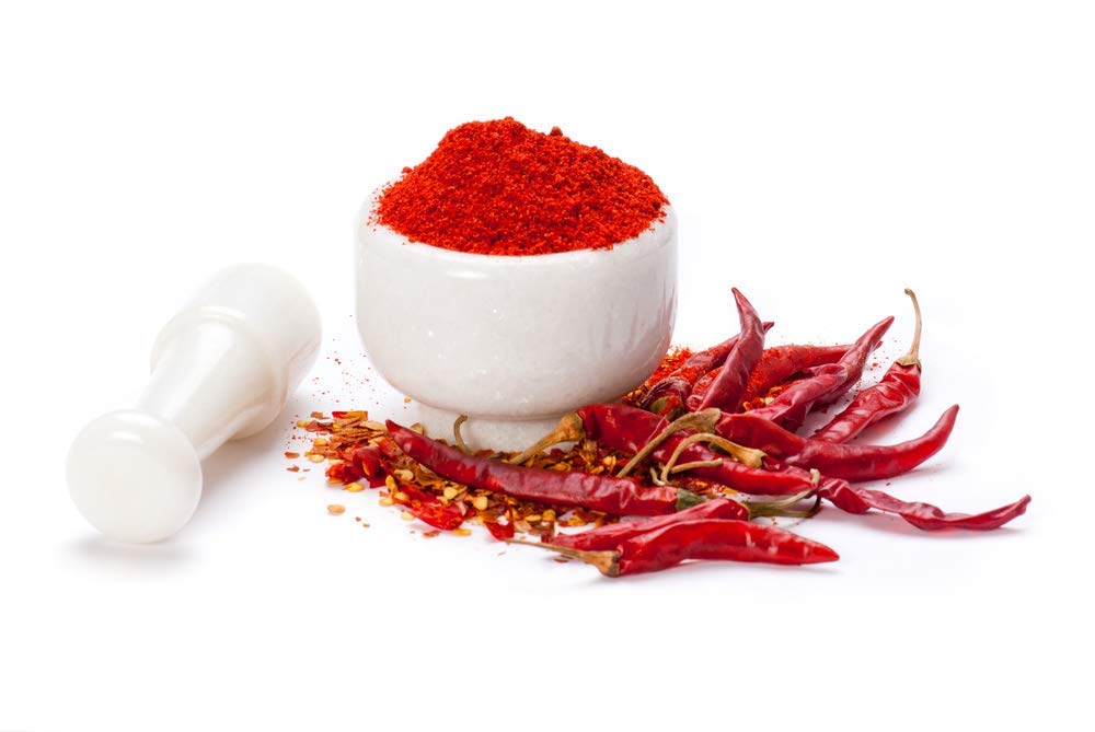 Ground Cayenne Red Pepper Powder Chef's Quality 1 LB (16Oz) - 2 Pack with Stubby Pubby Basting Brush
