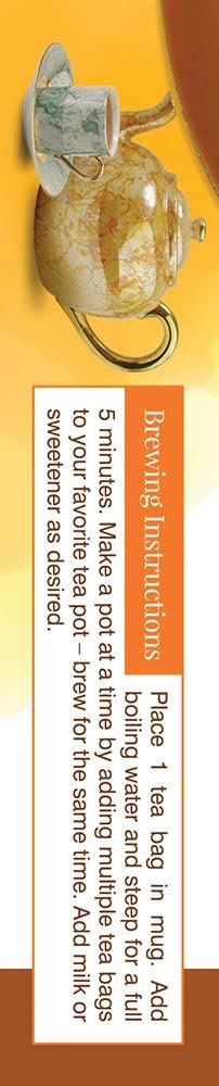 Davidson's Organics, Caramel Peach with Coconut, 8-count Tea Bags, Pack of 12