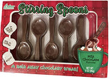 R.M. Palmer Milk Chocolate Stirring Spoons, Perfect to use in Warm Milk or Coffee, Making Candy Fun Since 1948 (5 Pack)