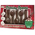 R.M. Palmer Milk Chocolate Stirring Spoons, Perfect to use in Warm Milk or Coffee, Making Candy Fun Since 1948 (5 Pack)