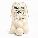Wool Dryer Balls 4 Pack XL 7cm, 100% New Zealand Wool, Reusable 1000+ Loads, Natural Fabric Softener Alternative, Reduces Static & Wrinkles.