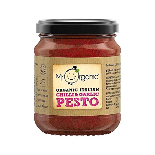Mr Organic Chilli & Garlic Pesto 190g - Pack of 2