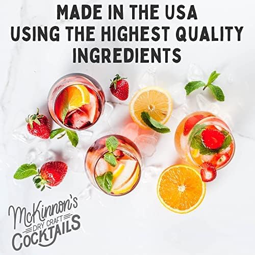 McKinnon’s Dry Craft Cocktails Dehydrated Fruits and Herbs, DIY Mixology, Infusion Kit, Mason Jar Serves 8 - 16 Drinks (Sangria, 1 Jar)