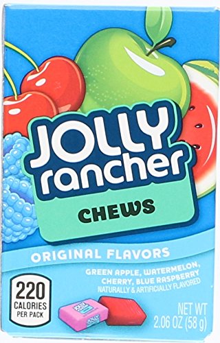 Jolly Rancher Chews, Original Flavors, 2.06 oz