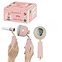 SALAV® Retro Edition 2-in-1 Rechargeable Fabric Shaver and Lint Roller, 6-Blade System, Removes Fuzz and Pilling on Fabrics, Includes Charging Cable