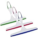 YIHODOHO 3-Pack Shower Squeegee, Hand Held Shower Squeegee for Glass Doors, Rubber Glass Shower Door Squeegee, Wiper Cleaning Tool with Hanging Hole