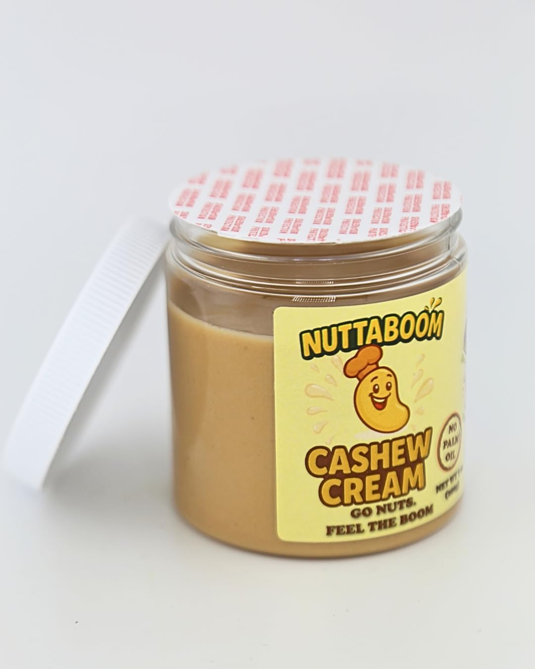 Cashew Cream Spread - Nuttaboom - Natural Nut Butter with Shea Butter & Organic Coconut Oil, No Palm Oil, Healthy Bread & Toast Spread, Made in USA