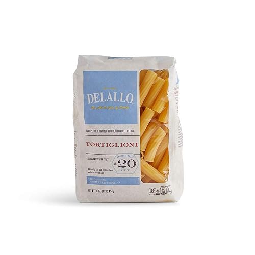 DeLallo Tortiglioni Pasta 16oz (Pack of 16)