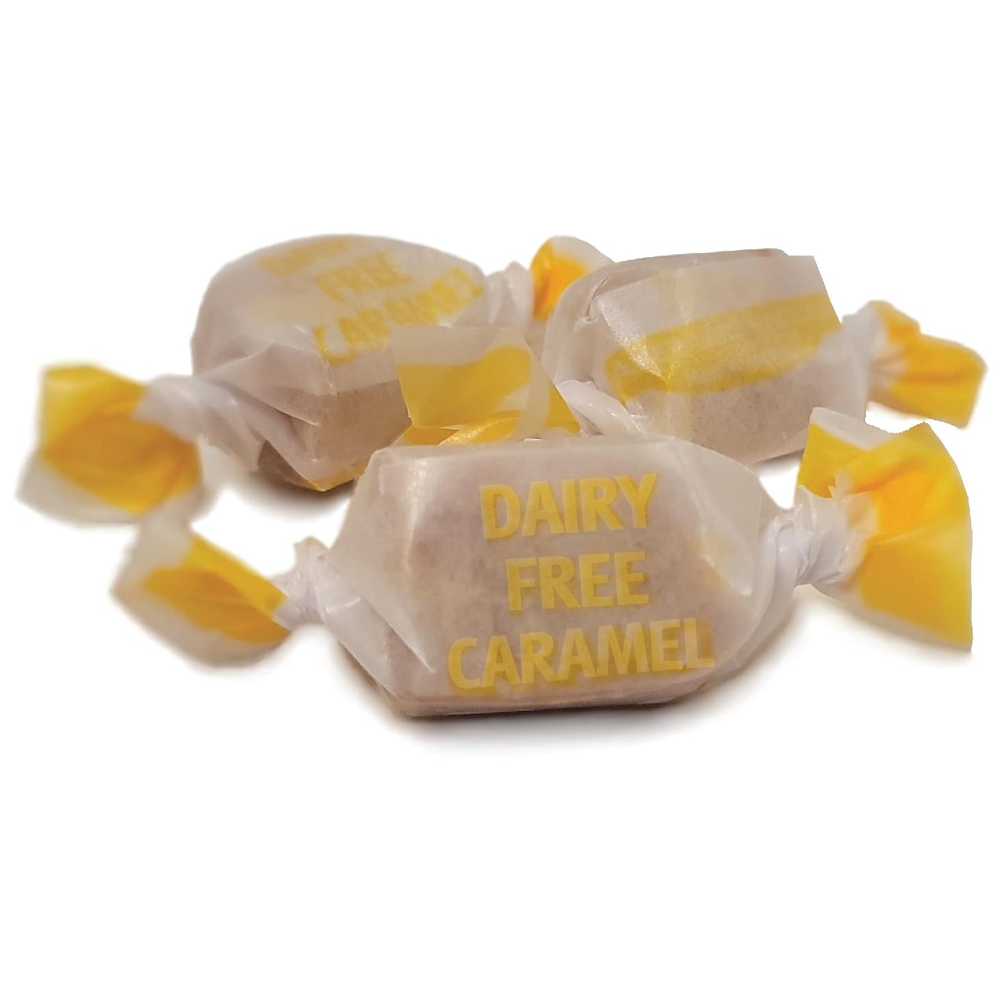 AvenueSweets - Handcrafted Organic Dairy Free Vegan Individually Wrapped Soft Caramels - 1 lb Box - Vanilla